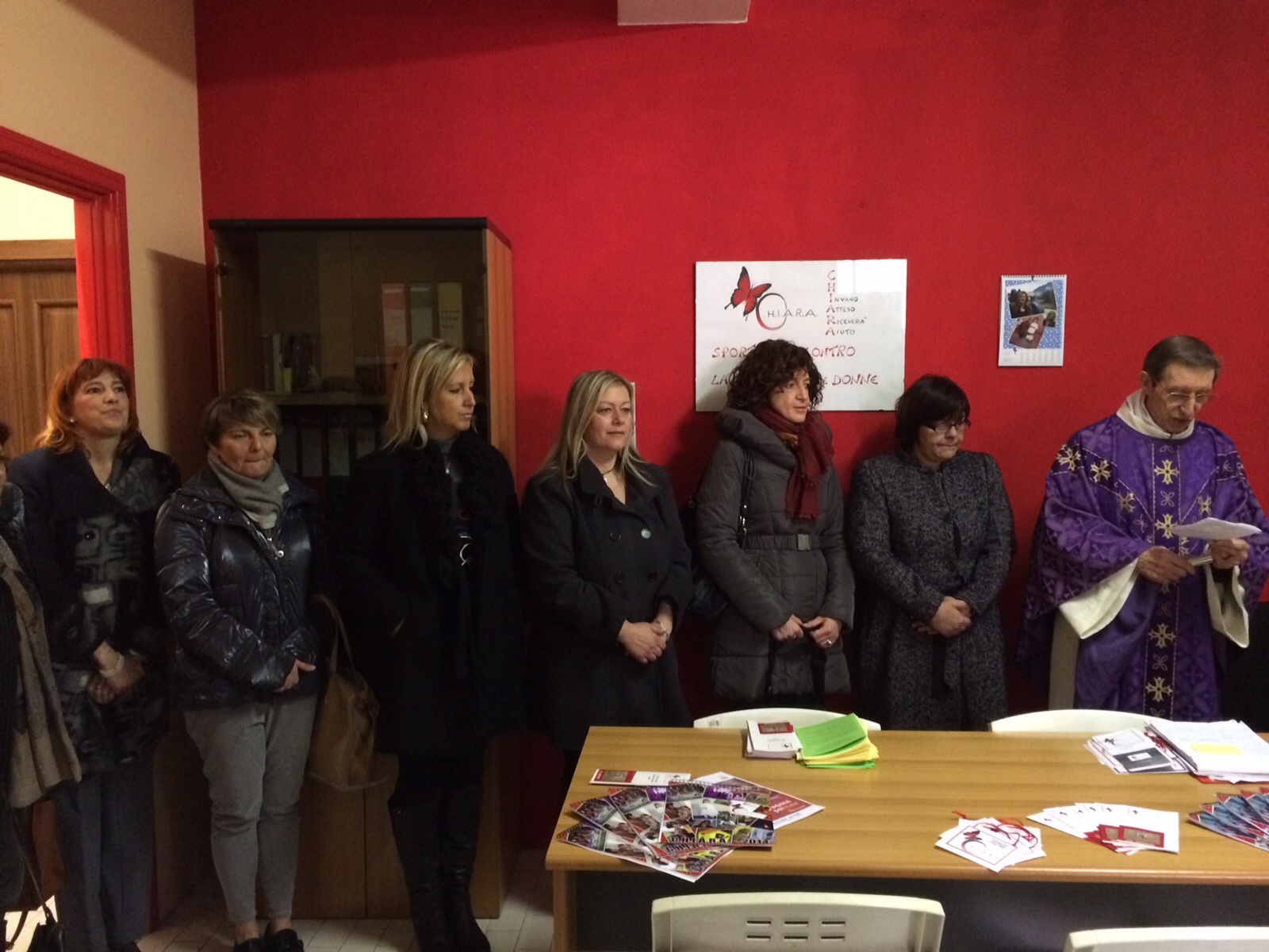 Benedizione sede C.H.I.A.R.A.  O.N.L.U.S.